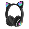 Cat Ear Headphones Bluetooth 5.0 Bass With Mic Earphones